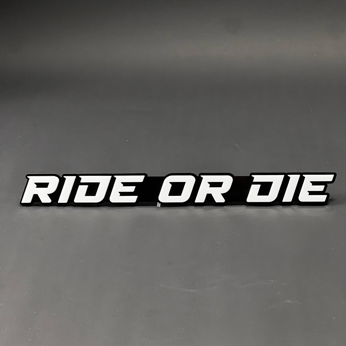 1PC RIDE OR DIE 3D Acrylic Badge - Car Truck Emblem Fender Sticker