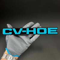 1PC CV-HOE 3D Acrylic Badge - Car Truck Emblem Fender Tailgate Trunk Sticker