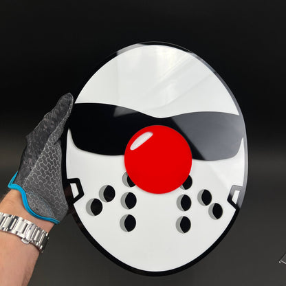 1PC Hockey Mask 3D Acrylic Badge - Car Truck Emblem Fender Sticker