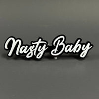 Nasty Baby 3D Acrylic Badge - Car Truck Emblem Script Fender Trunk Sticker