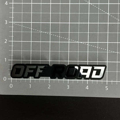 1PC OFF ROAD 3D Acrylic Badge - Car Truck Emblem Fender Tailgate Trunk Sticker