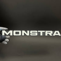 1PC MONSTRA 3D Acrylic Badge - Car Truck Emblem Fender Tailgate Trunk Sticker