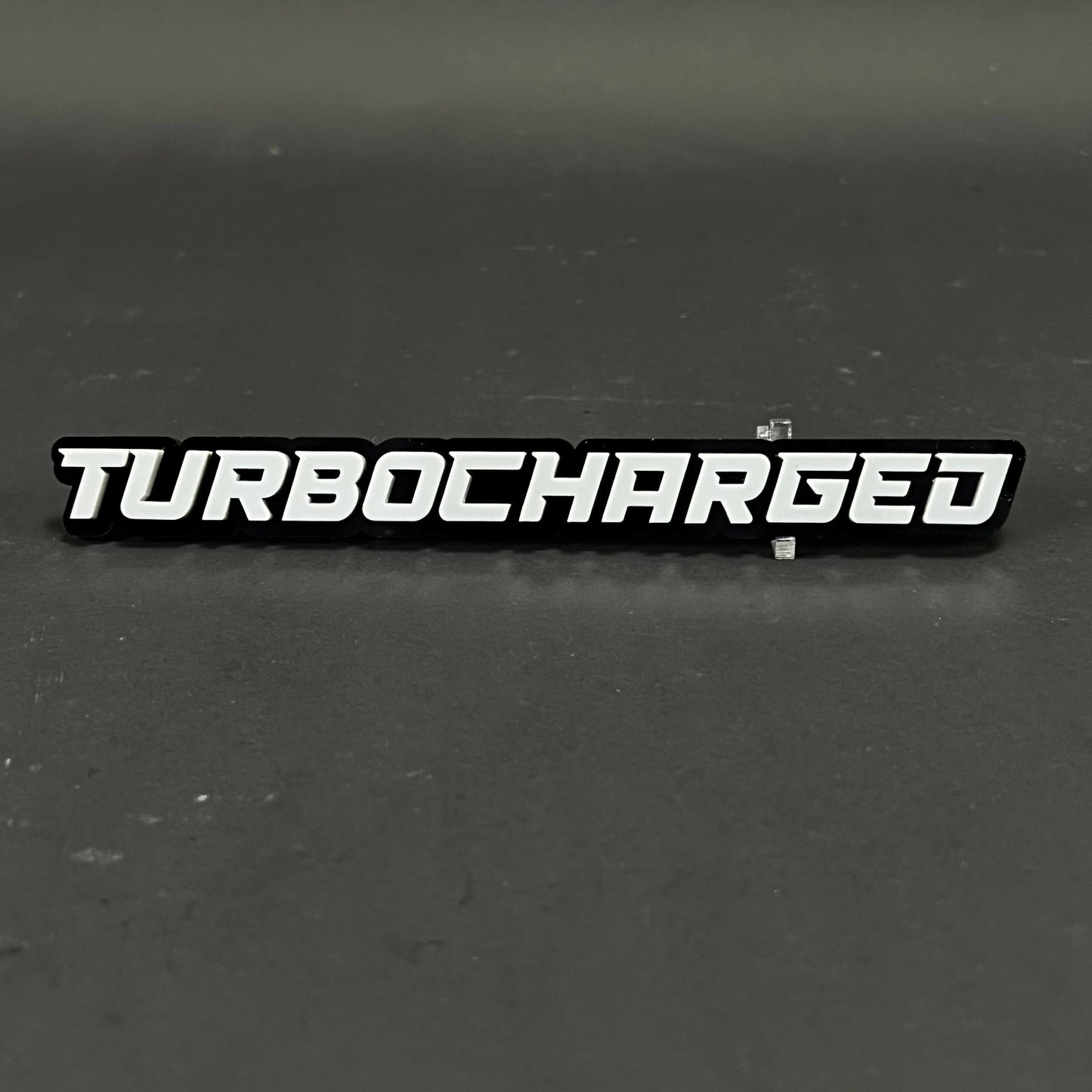 1PC TURBOCHARGED 3D Acrylic Badge - Car Truck Emblem Fender Sticker