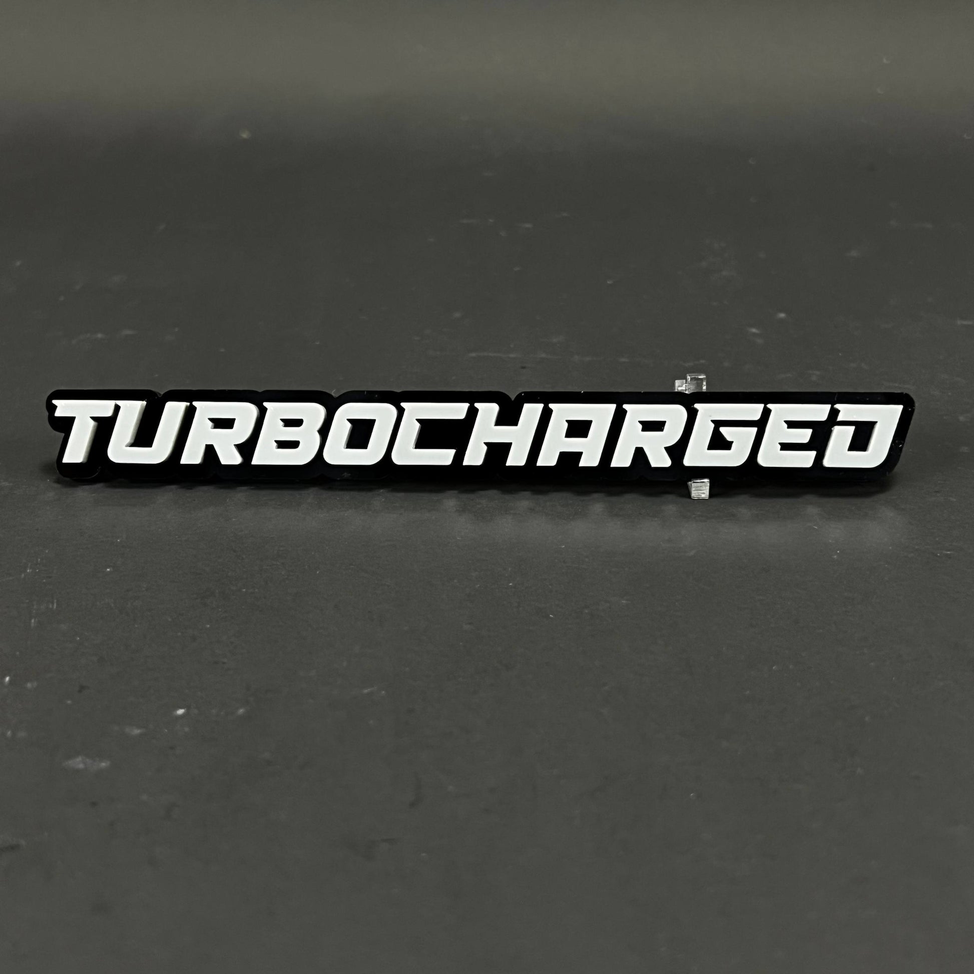 1PC TURBOCHARGED 3D Acrylic Badge - Car Truck Emblem Fender Sticker