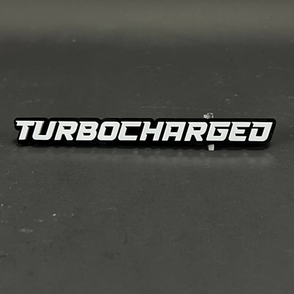 1PC TURBOCHARGED 3D Acrylic Badge - Car Truck Emblem Fender Sticker