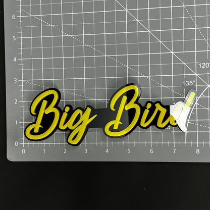 1PC Big Bird 3D Acrylic Badge - Car Truck Emblem Fender Tailgate Trunk Sticker