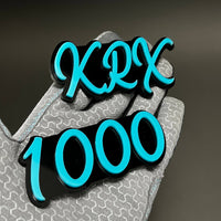 1PC KRX 1000 3D Acrylic Badge - Car Truck Emblem Fender Tailgate Trunk Sticker