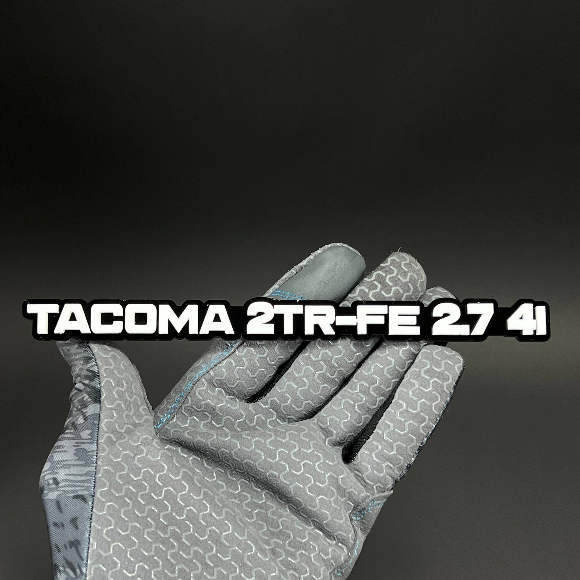 1PC TACOMA 2TR-FE 2.7 4I 3D Acrylic Badge - Car Truck Emblem Fender Sticker