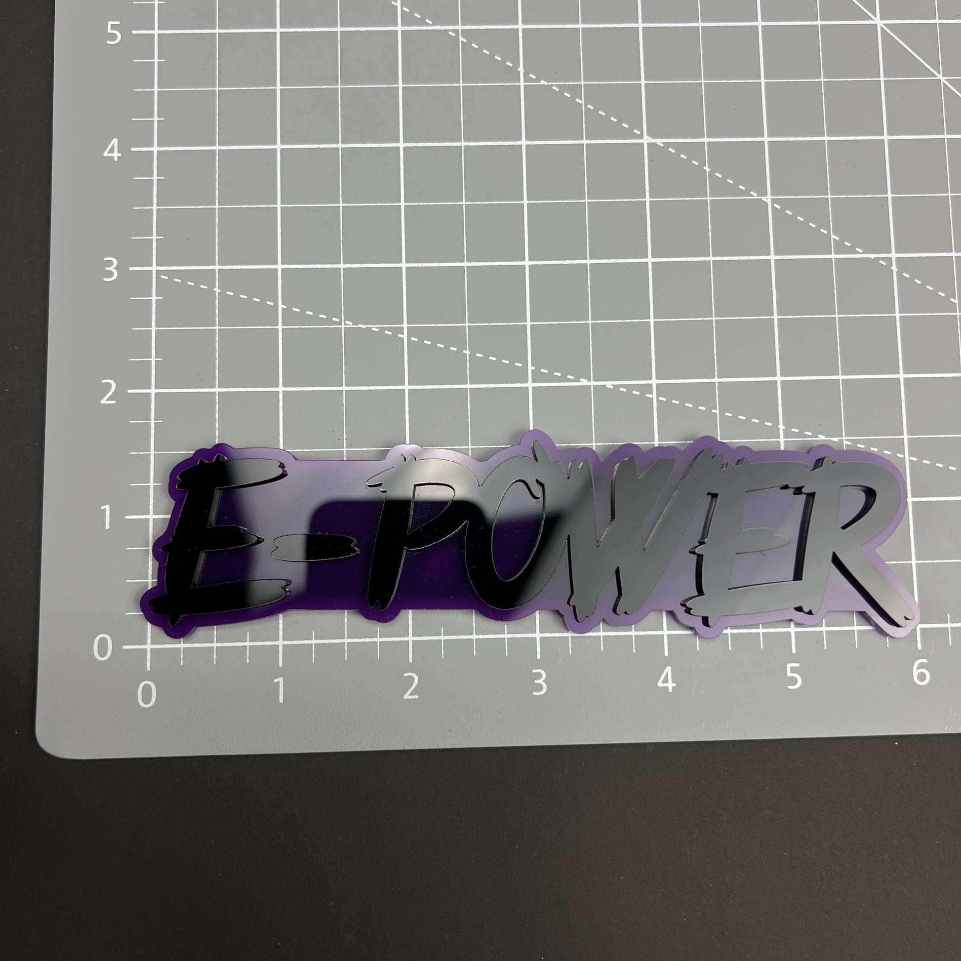 1PC E-POWER 3D Acrylic Badge - Car Truck Emblem Fender Tailgate Trunk Sticker