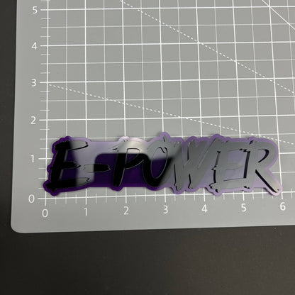 1PC E-POWER 3D Acrylic Badge - Car Truck Emblem Fender Tailgate Trunk Sticker