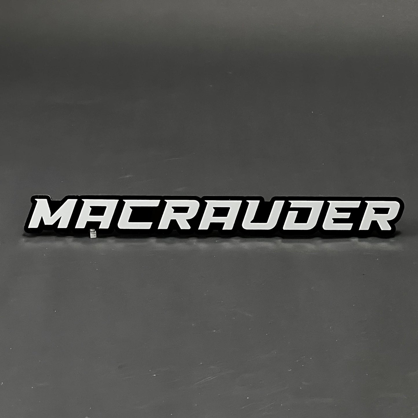 1PC MACRAUDER 3D Acrylic Badge - Car Truck Emblem Fender Tailgate Trunk Sticker