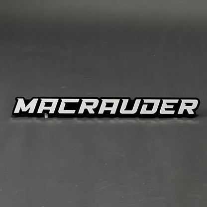 1PC MACRAUDER 3D Acrylic Badge - Car Truck Emblem Fender Tailgate Trunk Sticker
