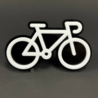 1PC Bicycle 3D Acrylic Badge - Car Truck Emblem Fender Tailgate Trunk Sticker