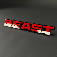 1PC BEAST 3D Acrylic Badge - Car Truck Emblem Fender Tailgate Trunk Sticker