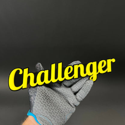 1PC Challenger 3D Acrylic Badge - Car Truck Emblem Fender Tailgate Trunk Sticker