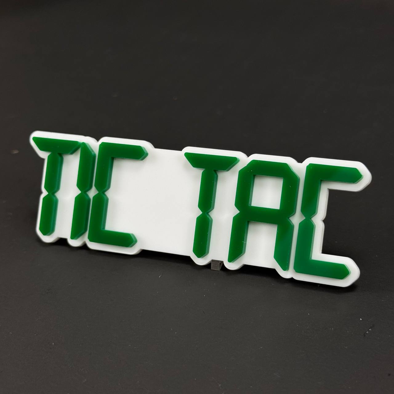 1PC TIC TAC 3D Acrylic Badge - Car Truck Emblem Fender Tailgate Trunk Sticker