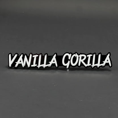 1PC VANILLA GORILLA 3D Acrylic Badge - Car Truck Emblem Fender Sticker