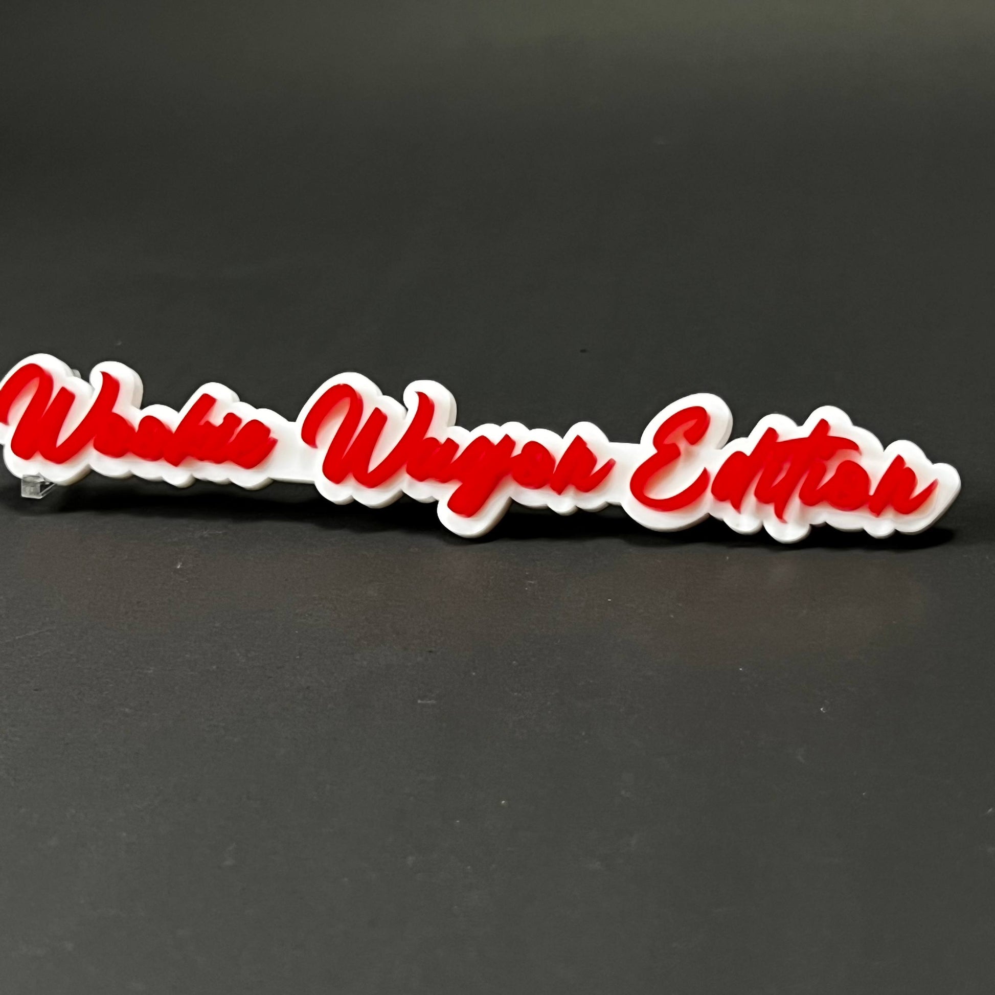1PC Wookie Wagon Edition 3D Acrylic Badge - Car Truck Emblem Fender Sticker