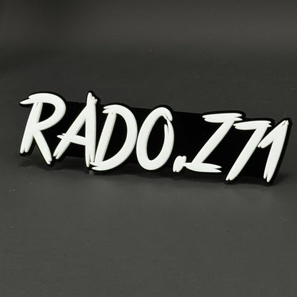 1PC RADO.Z71 3D Acrylic Badge - Car Truck Emblem Fender Tailgate Trunk Sticker