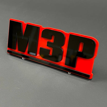1PC M3P 3D Acrylic Badge - Car Truck Emblem Fender Tailgate Trunk Sticker