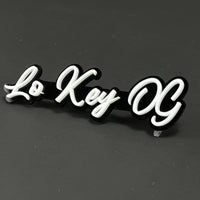 1PC Lo Key OG 3D Acrylic Badge - Car Truck Emblem Fender Tailgate Trunk Sticker