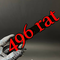 1PC 496 rat 3D Acrylic Badge - Car Truck Emblem Fender Tailgate Trunk Sticker