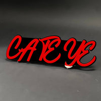 1PC CATEYE 3D Acrylic Badge - Car Truck Emblem Fender Tailgate Trunk Sticker