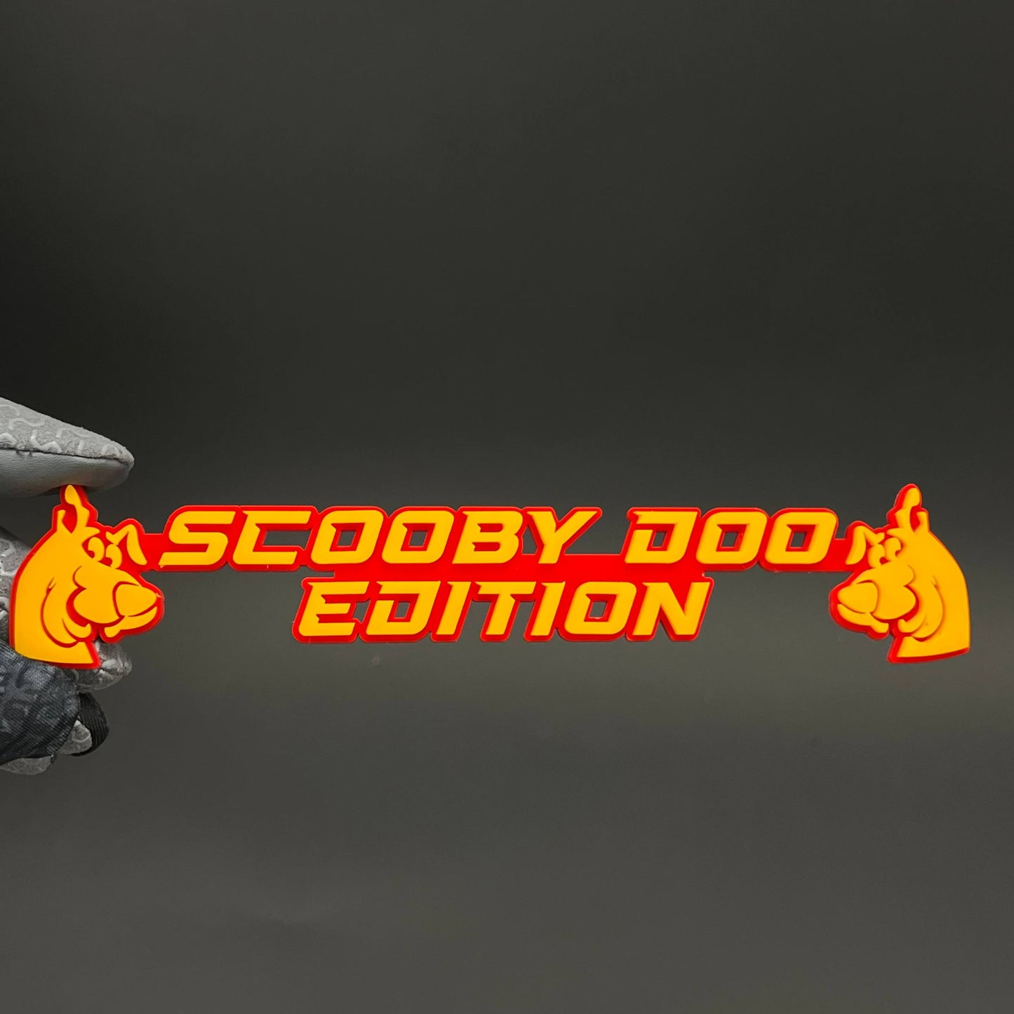 1PC SCOOBY DOO EDITION 3D Acrylic Badge - Car Truck Emblem Fender Sticker