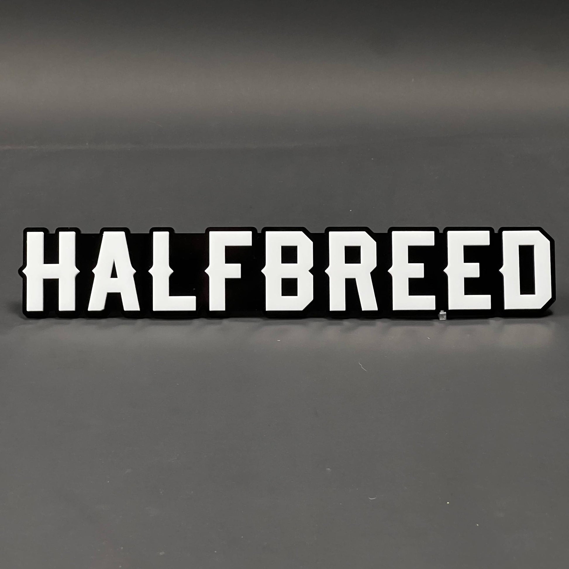 1PC HALFBREED 3D Acrylic Badge - Car Truck Emblem Fender Tailgate Trunk Sticker
