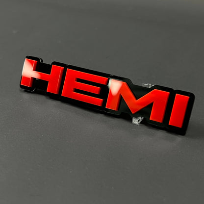1PC HEMI 3D Acrylic Badge - Car Truck Emblem Fender Tailgate Trunk Sticker