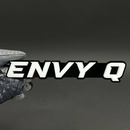 1PC ENVY Q 3D Acrylic Badge - Car Truck Emblem Fender Tailgate Trunk Sticker