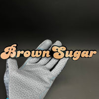 1PC Brown Sugar 3D Acrylic Badge - Car Truck Emblem Fender Sticker