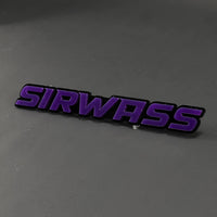 1PC SIRWASS 3D Acrylic Badge - Car Truck Emblem Fender Tailgate Trunk Sticker
