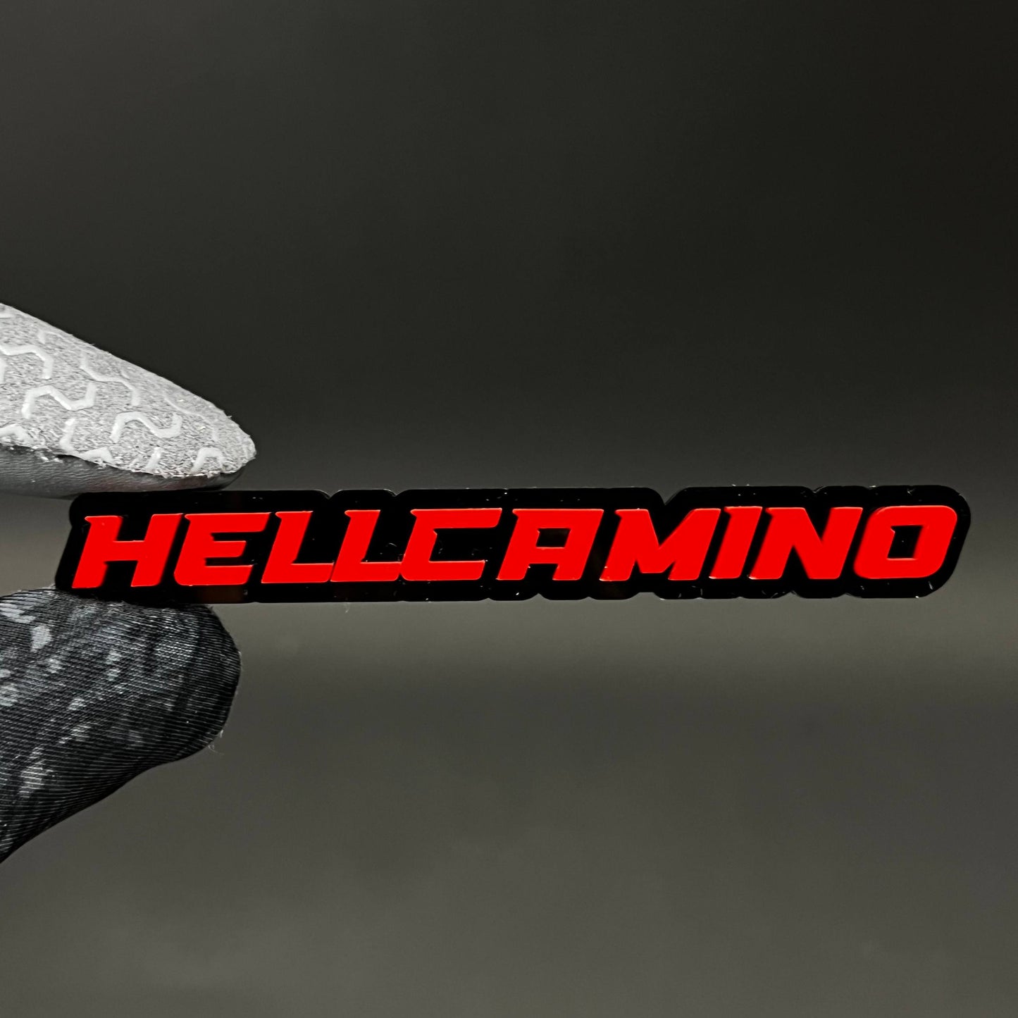 1PC HELLCAMINO 3D Acrylic Badge - Car Truck Emblem Fender Tailgate Trunk Sticker