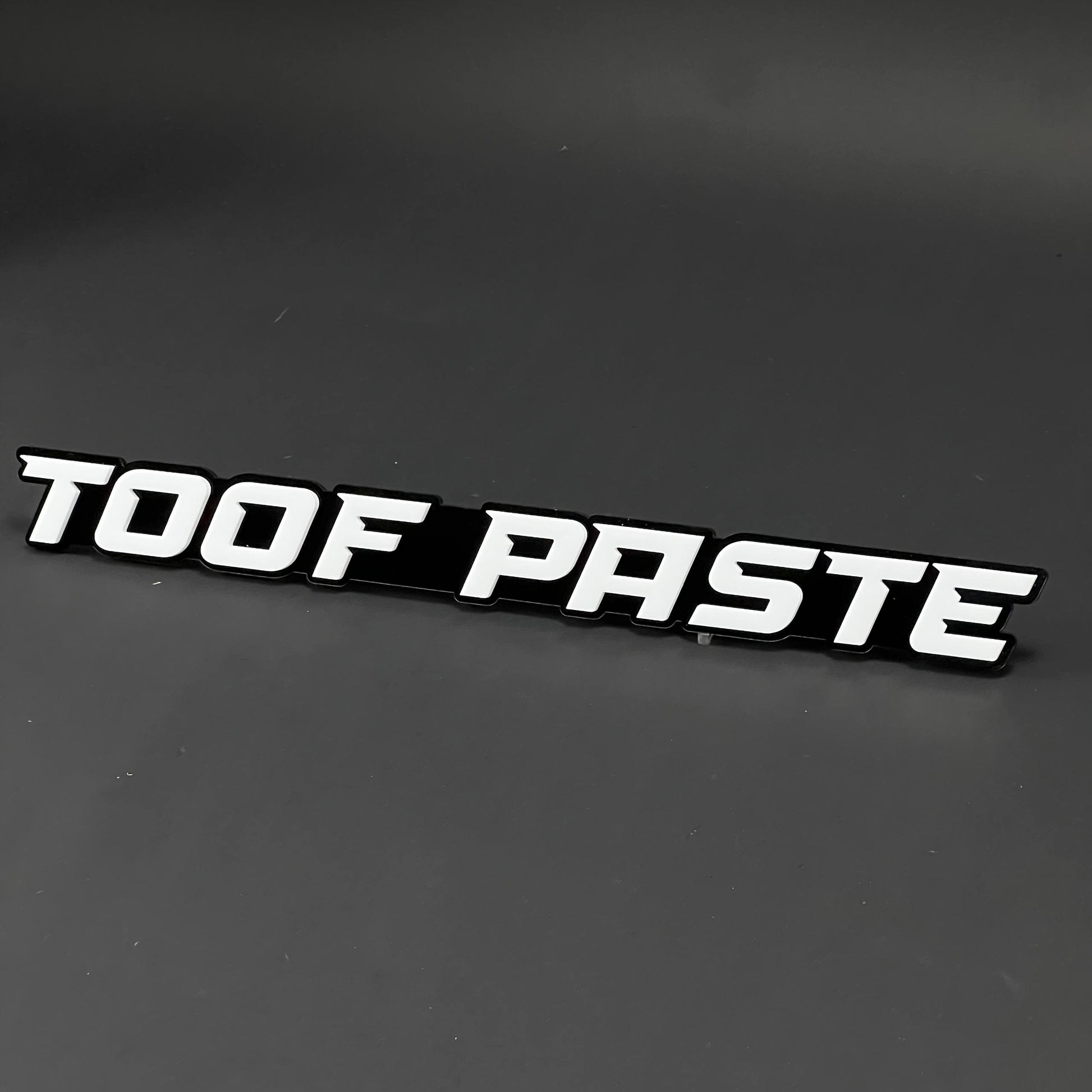 1PC TOOF PASTE 3D Acrylic Badge - Car Truck Emblem Fender Tailgate Trunk Sticker