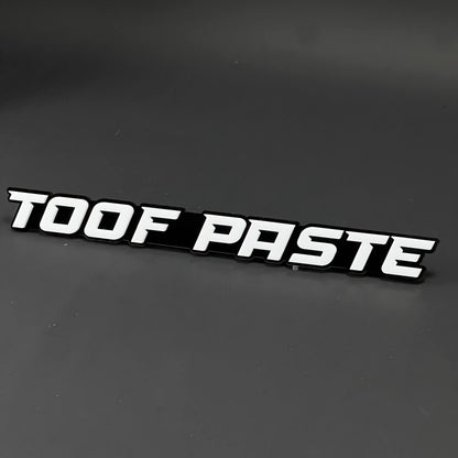 1PC TOOF PASTE 3D Acrylic Badge - Car Truck Emblem Fender Tailgate Trunk Sticker