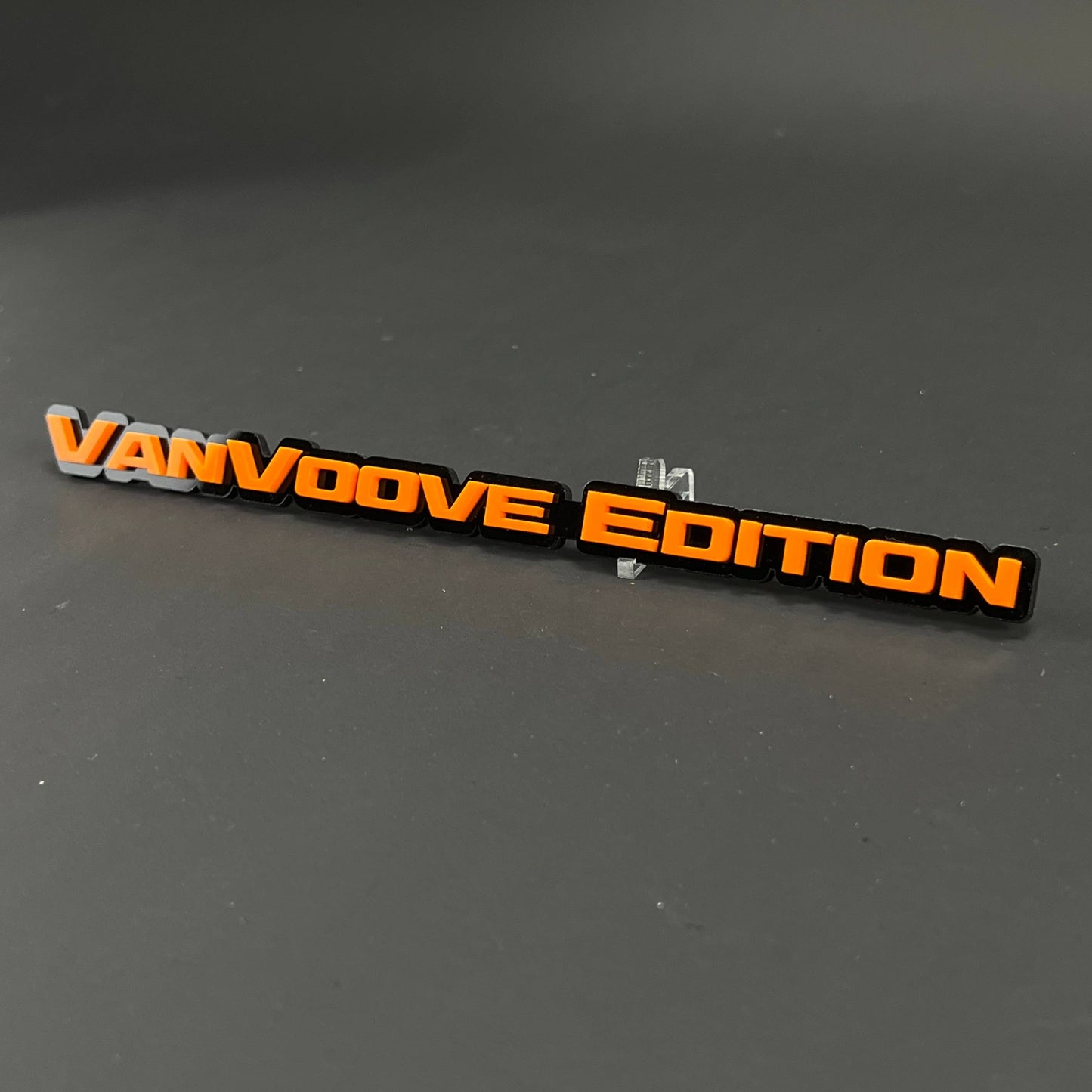1PC VanVoove Edition 3D Acrylic Badge - Car Truck Emblem Fender Sticker