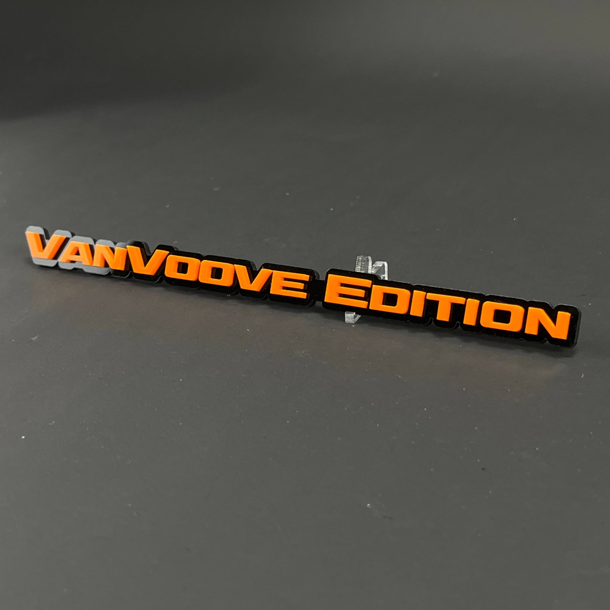 1PC VanVoove Edition 3D Acrylic Badge - Car Truck Emblem Fender Sticker