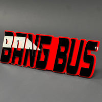 1PC BANG BUS 3D Acrylic Badge - Car Truck Emblem Fender Tailgate Trunk Sticker
