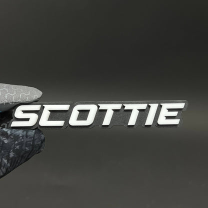 1PC SCOTTIE 3D Acrylic Badge - Car Truck Emblem Fender Tailgate Trunk Sticker