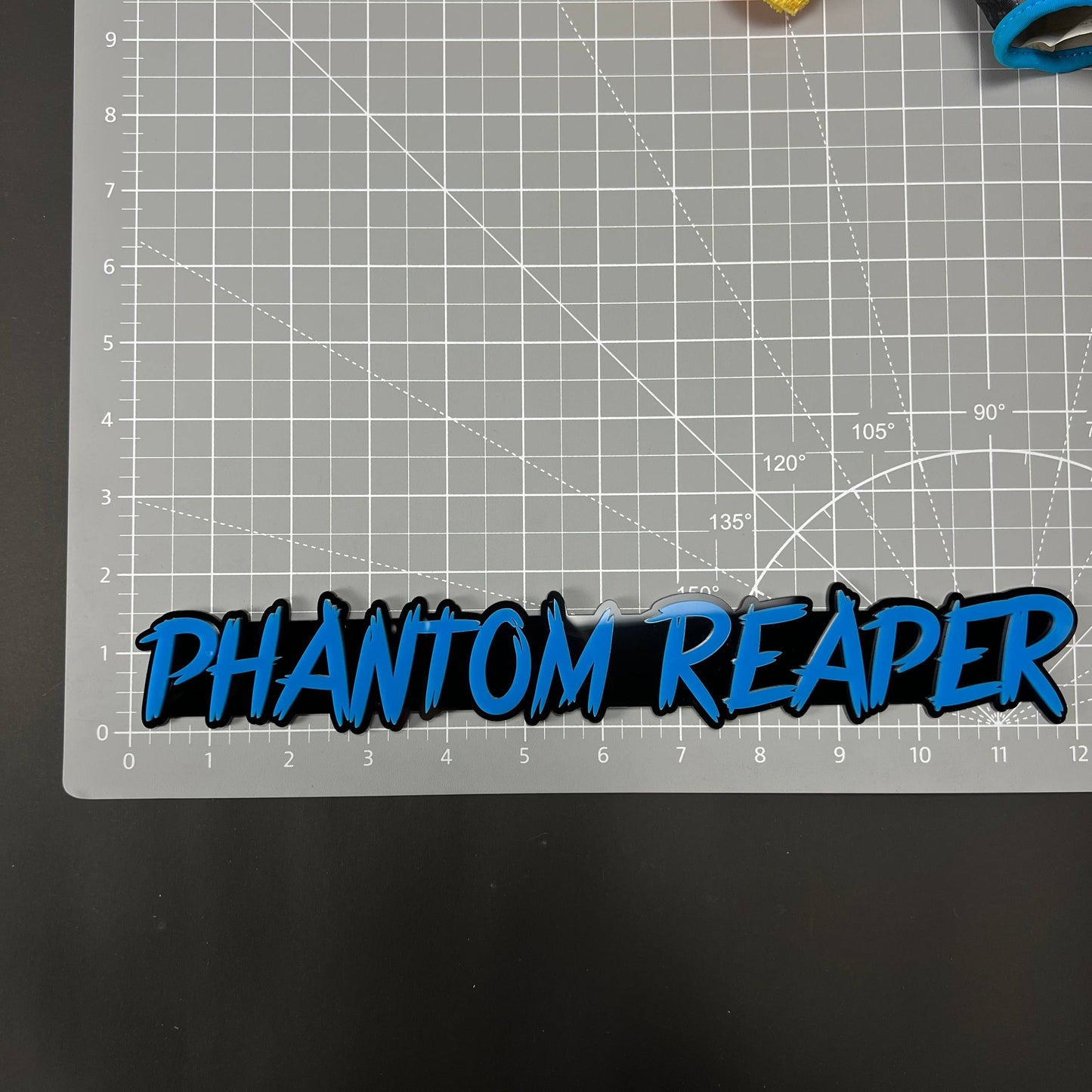 1PC PHANTOM REAPER 3D Acrylic Badge - Car Truck Emblem Fender Sticker
