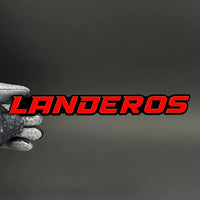 1PC LANDEROS 3D Acrylic Badge - Car Truck Emblem Fender Tailgate Trunk Sticker