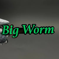 1PC Big Worm 3D Acrylic Badge - Car Truck Emblem Fender Tailgate Trunk Sticker