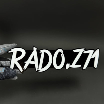 1PC RADO.Z71 3D Acrylic Badge - Car Truck Emblem Fender Tailgate Trunk Sticker