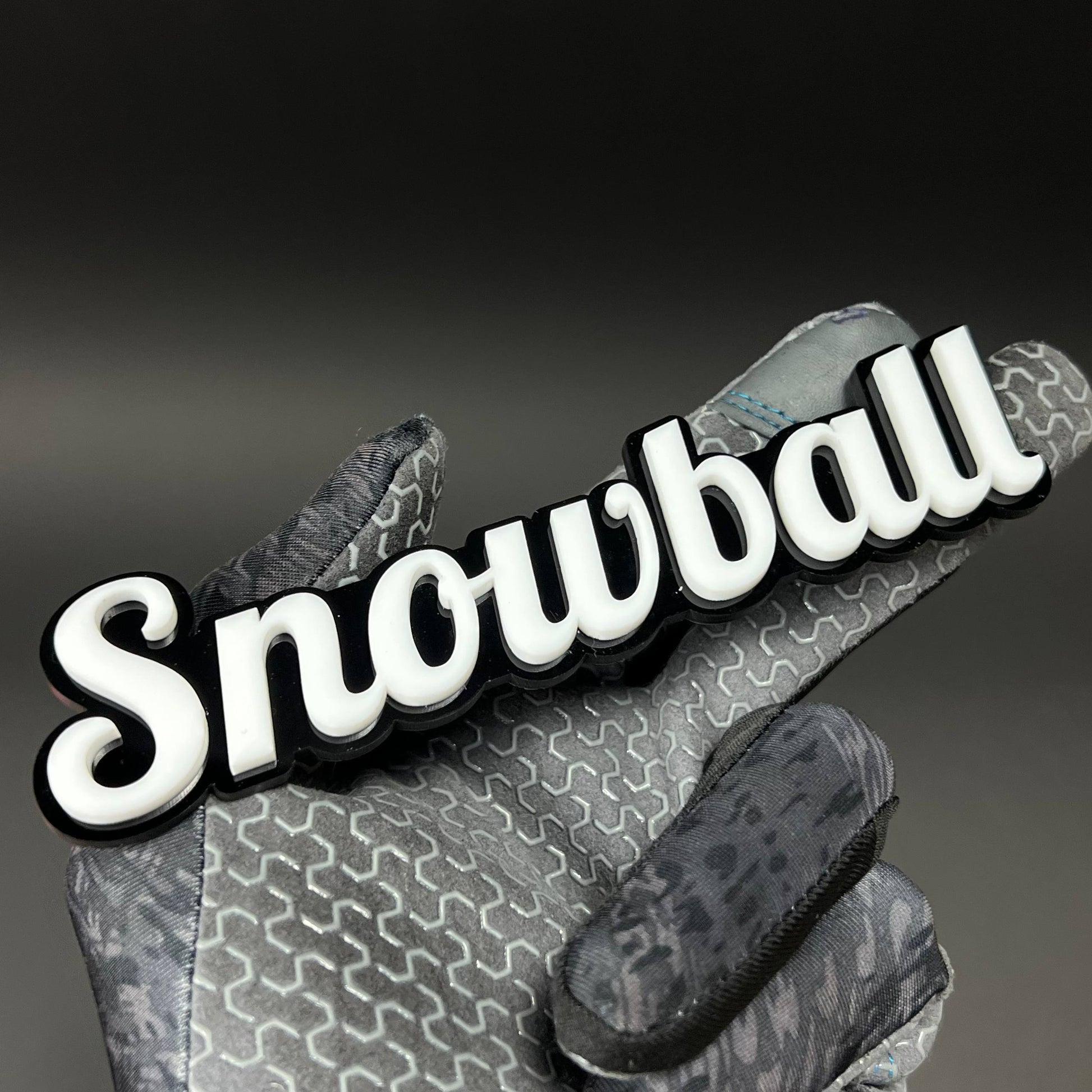 1PC Snowball 3D Acrylic Badge - Car Truck Emblem Fender Tailgate Trunk Sticker