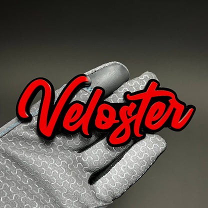 1PC Veloster 3D Acrylic Badge - Car Truck Emblem Fender Tailgate Trunk Sticker