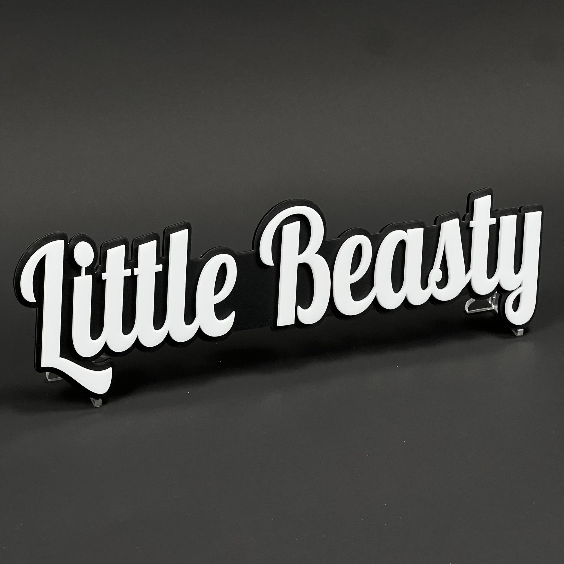 Little Beasty 3D Acrylic Badge - Car Truck Emblem Fender Tailgate Trunk Sticker