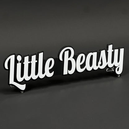 Little Beasty 3D Acrylic Badge - Car Truck Emblem Fender Tailgate Trunk Sticker