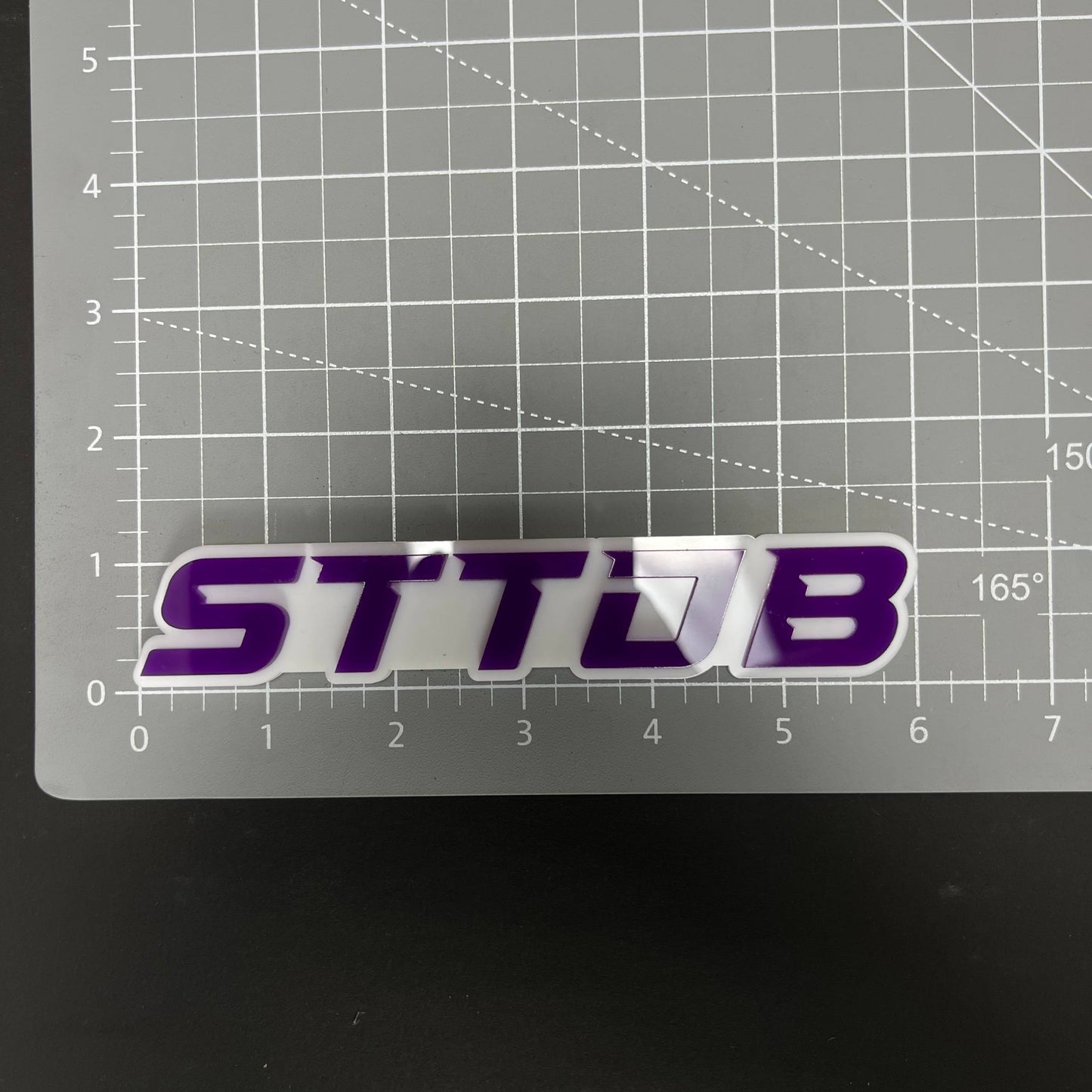 1PC STTUB 3D Acrylic Badge - Car Truck Emblem Fender Tailgate Trunk Sticker