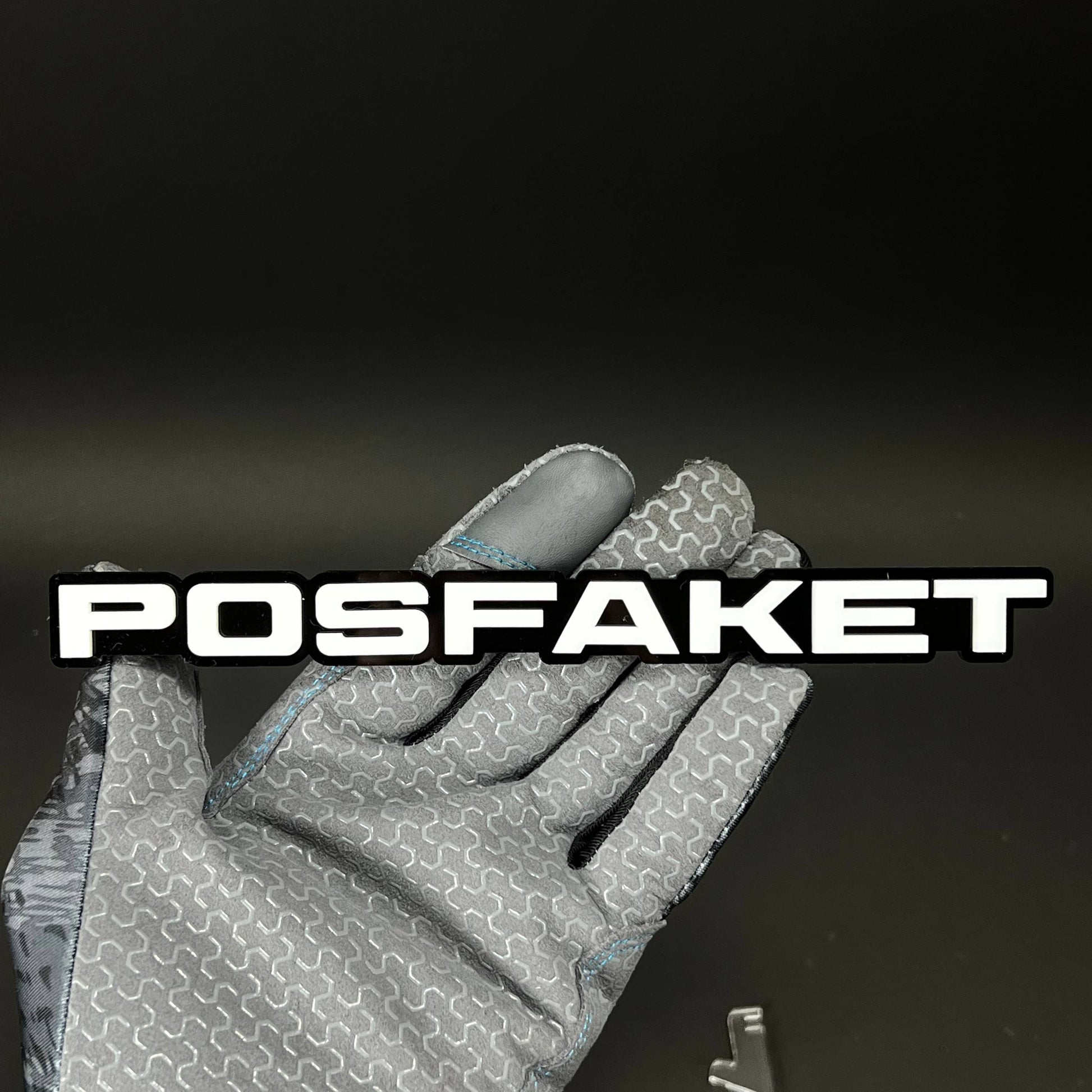 1PC POSFAKET 3D Acrylic Badge - Car Truck Emblem Fender Tailgate Trunk Sticker